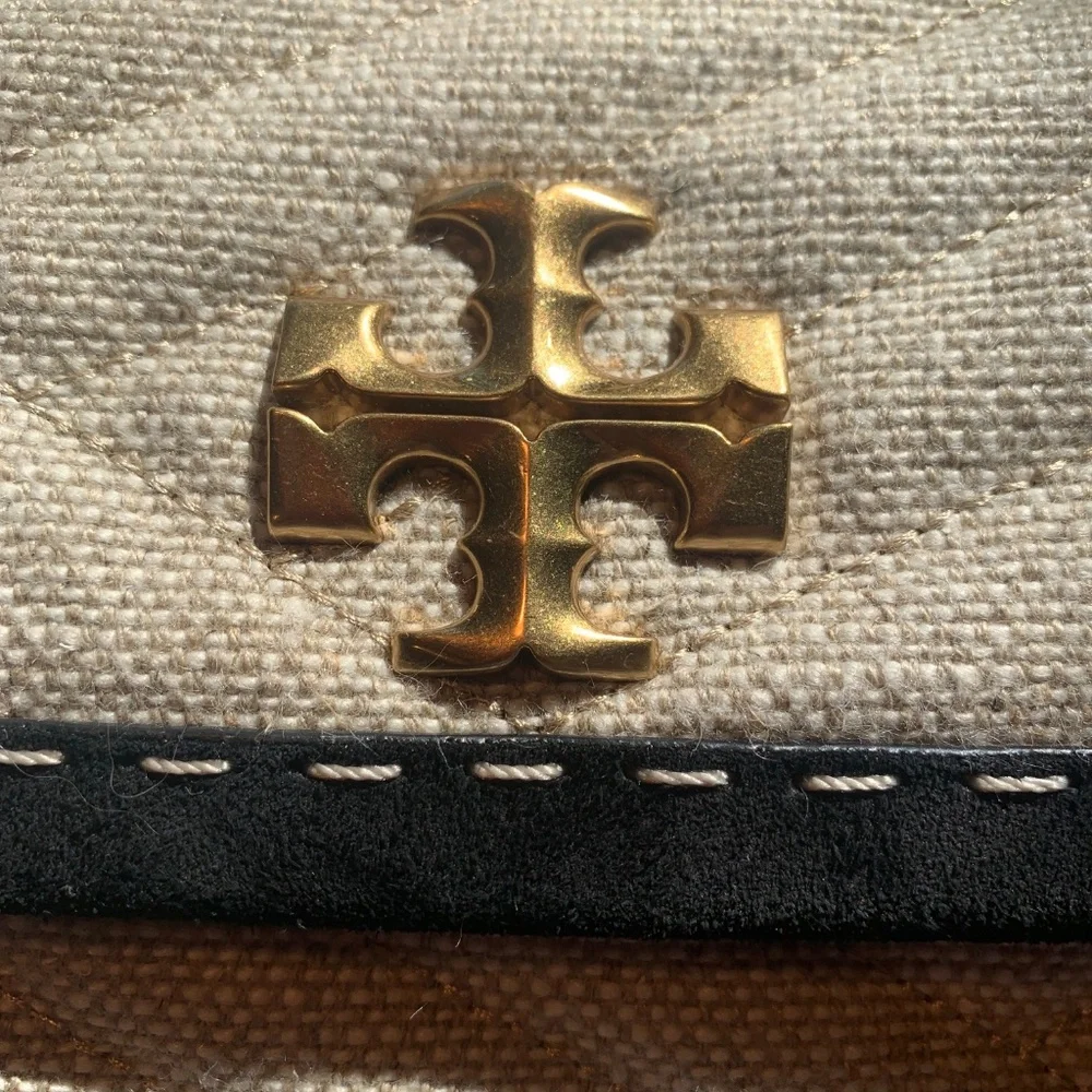 Tory Burch tortoise shell hand bag with strap in new condition - Picture 13 of 16